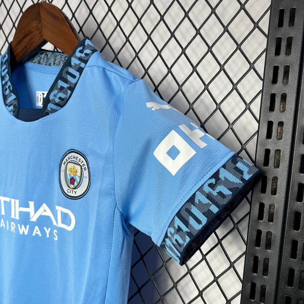 Criança | Manchester City - ManCity 2024-25 Home Kids Kit
