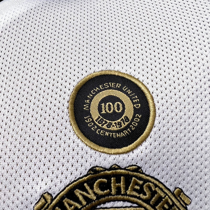 Homem | Manchester United - Retro ManUtd 2001-02 100th Anniversary Edition