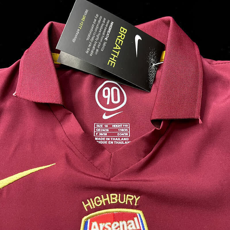 Criança | Arsenal - Retro Arsenal 2005-06 Home Kids