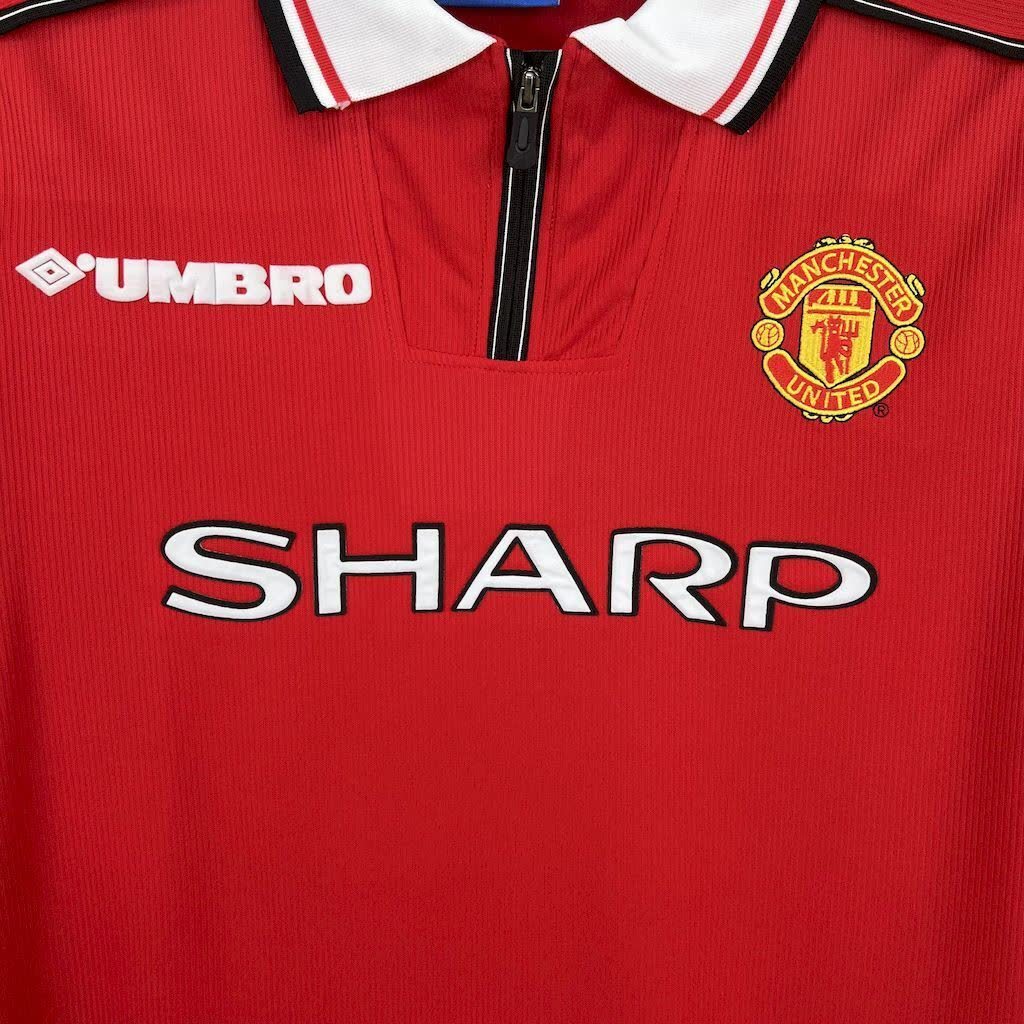 Homem | Manchester United - Retro ManUtd 1998-99 Home Long Sleeves